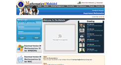 Desktop Screenshot of mathlms.sc.mahidol.ac.th