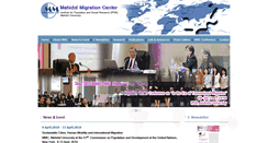 Desktop Screenshot of migrationcenter.mahidol.ac.th