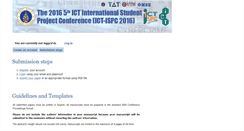 Desktop Screenshot of ispc-submission.ict.mahidol.ac.th